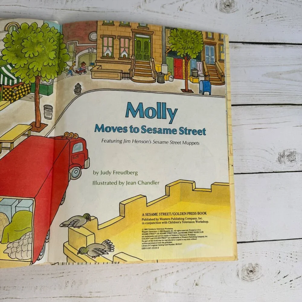 Lot of 5 Sesame Street Book club HC Books Big Bird Grover Molly Freddie Pet Show